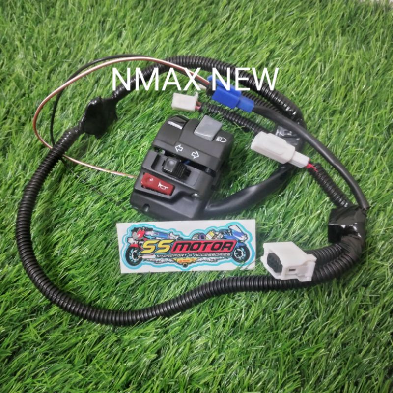 SAKLAR KIRI VIXION PNP YAMAHA ALL NEW NMAX 2020 2021 ALL NEW AEROX 2020 2021 ABS CONNECTED ORI MINDA
