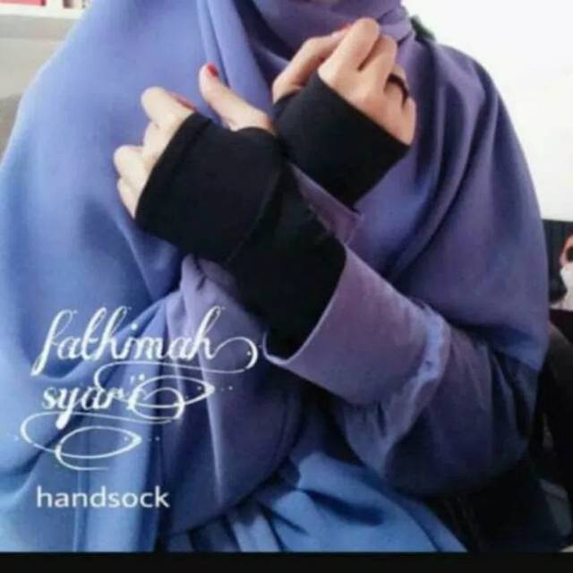 Handsock Jempol Polos / Handsock Tangan / Handsock Muslim / HandSock Wanita / Handsock Dewasa