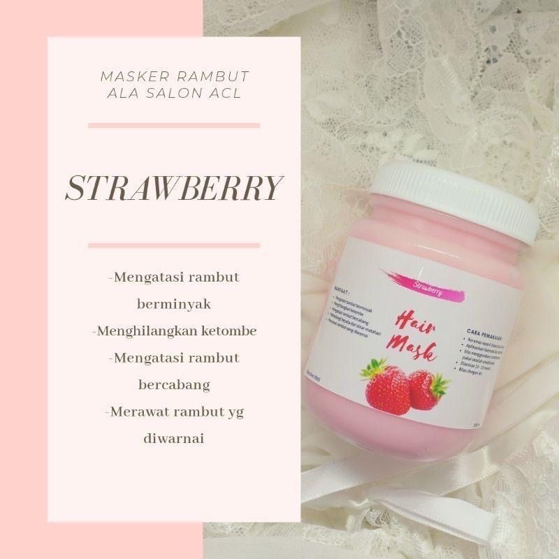 Hair Mask Creambath Masker Rambut Murah Ala Salon BPOM by ACL 200ml