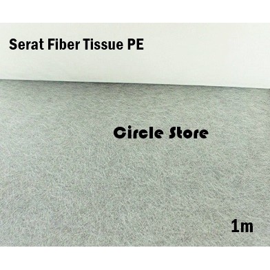 Fiberglass Matt Tissue PE / Serat Fiber Tissue / Tisu Mat Import 1m