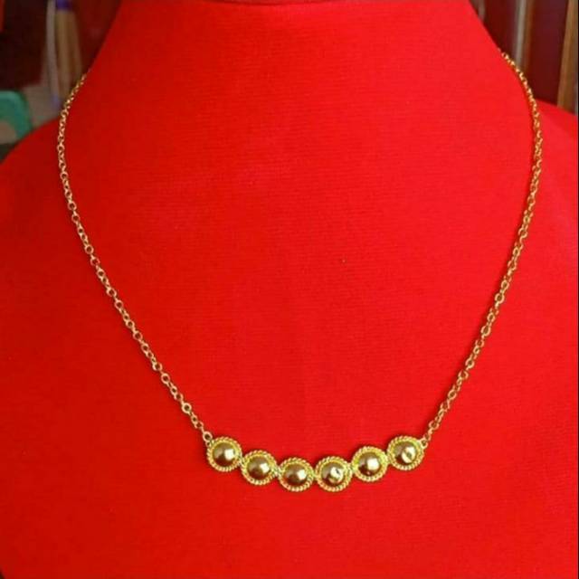 Kalung 15 Emas Asli 24K. Kadar 99,99%. 10 gram