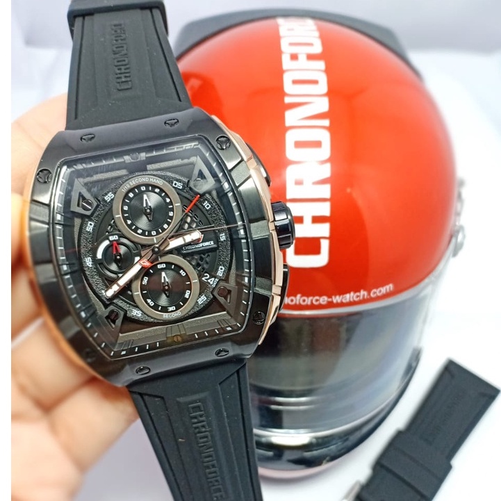 CHRONOFORCE JAM TANGAN RUBBER PRIA CF 5336 GCR ORIGINAL GARANSI RESMI