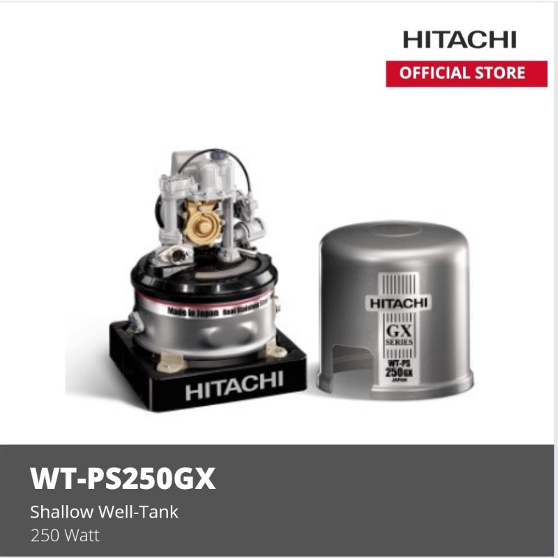 HITACHI Pompa Air  Stainless WT-PS250GX