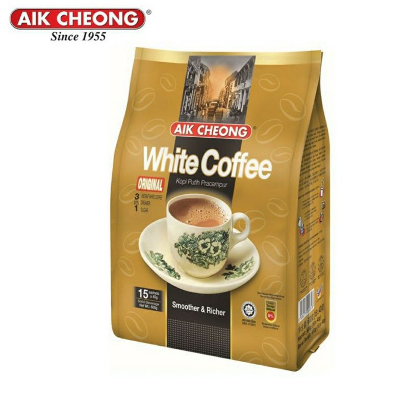 

AIK CHEONG white coffee original 15sachet