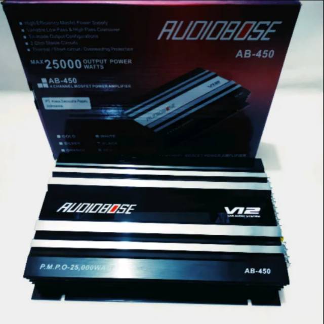 Power Audiobose
V12
Car Audio System - Seri AB-450
