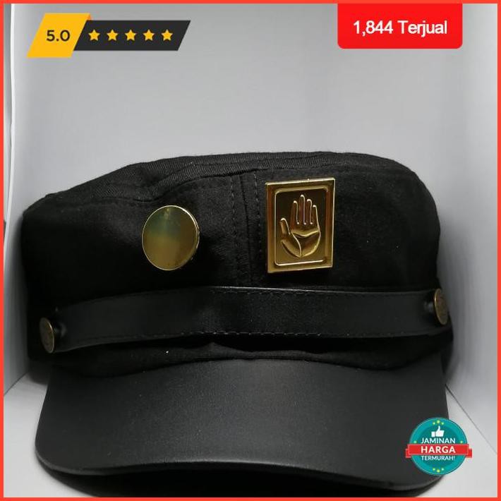 Puncak Promo Jojo'S Bizarre Adventure Cosplay Jotaro Kujo Joseph Topi Bros Kosplay - Set Topi Pin