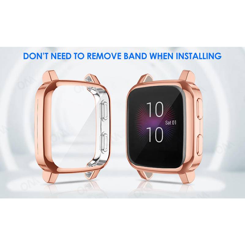 Pelindung Layar Smartwatch Garmin Venu Sq Ultra Slim Lembut Bumper