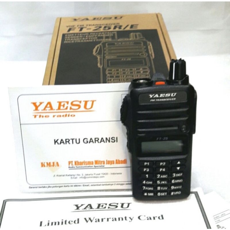 HT YAESU FT-25R VHF ORI YAESU FT 25 FT25 VHF RESMI