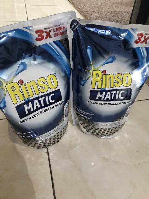 Rinso Matic Deterjen Cair Bukaan Depan Front Load 1,6 L [srikandishopee]