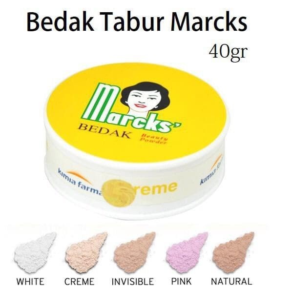 MARCKS bedak beauty powder/ bedak tabur marcks 40 gram