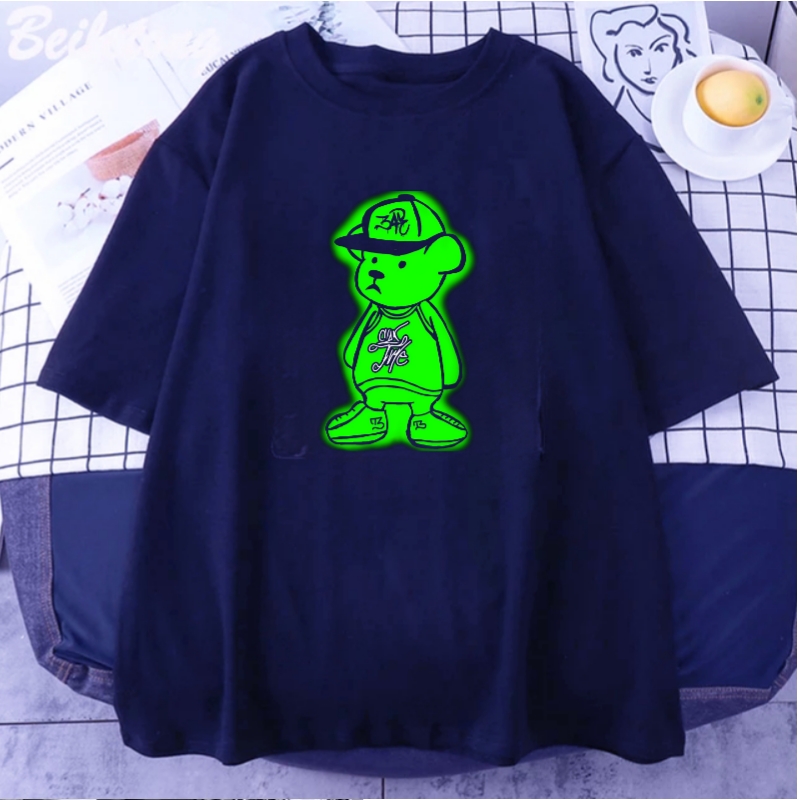 Kaos Dewasa Beruang Teddy Bear 009 Hijau