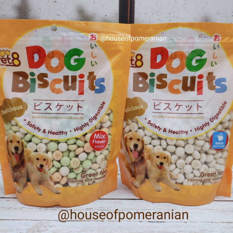 biskuit anjing pet8 dog snack makanan cemilan food treat