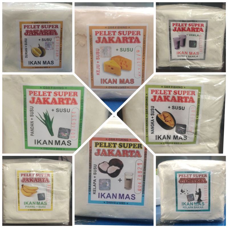 Umpan Pancing Pelet Super Jakarta produksi GBR