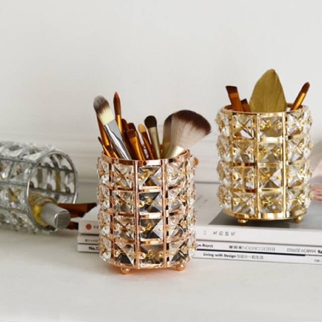 

Isian hampers, tempat pensil atau tempat brush mewah rose gold