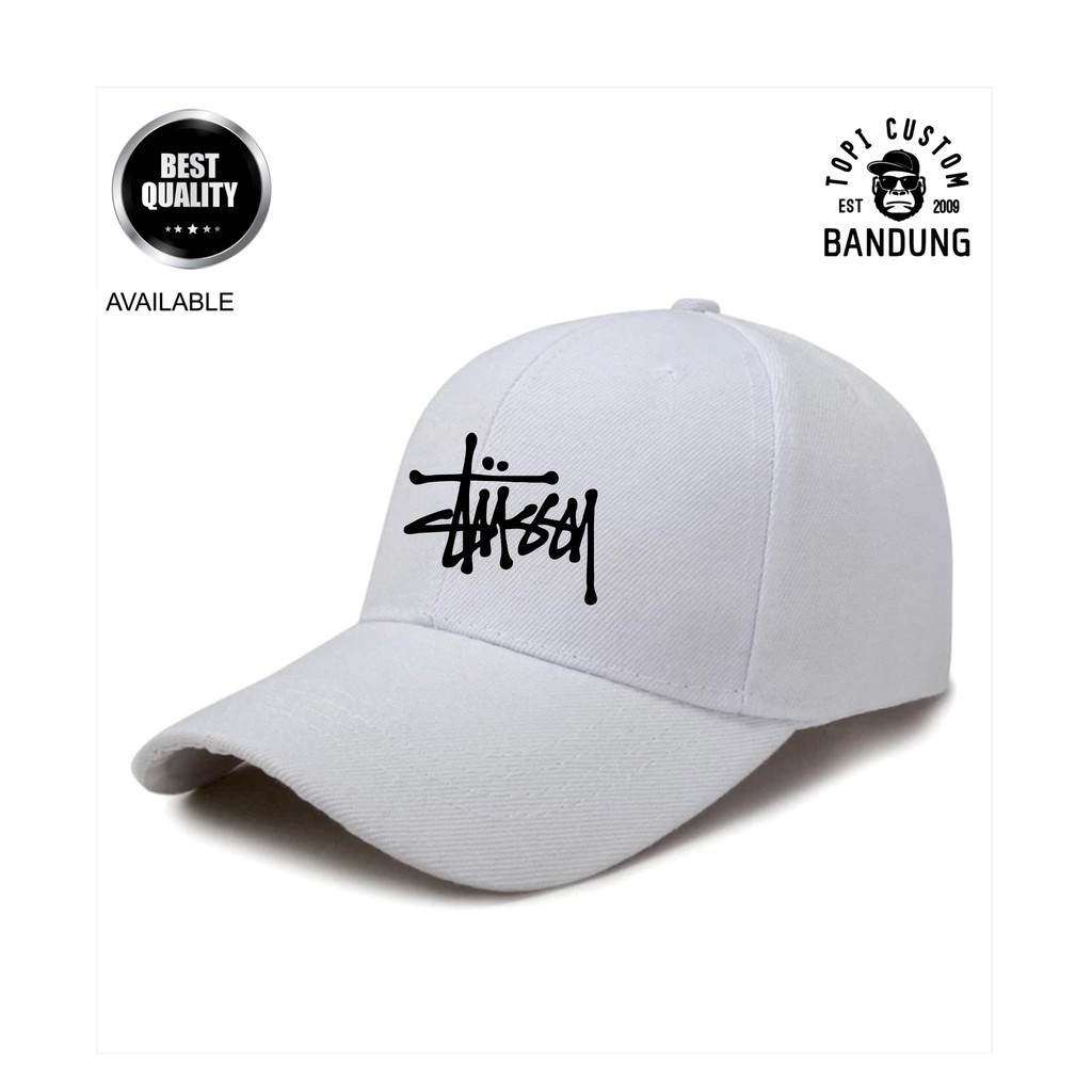 Topi Baseball  STUSSY Pria Wanita Topi Jaring Jala STUSSY Baseball Cap Bisa Tulis Nama Bisa COD Gratis Masker Original High Premium Quality