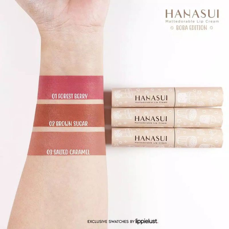 Hanasui Lip Cream Boba edition 4gr