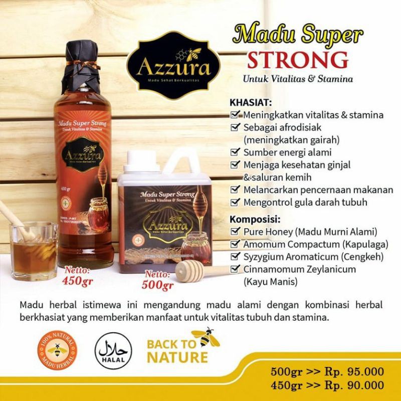 

madu Azzura madu super strong