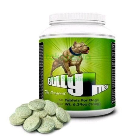 Vitamin anjing BULLY MAX- Penambah massa otot anjing (USA)