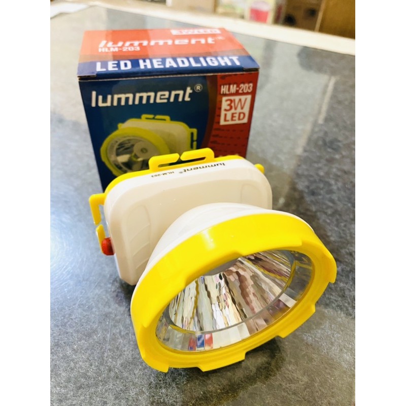 Senter Kepala Lumment HLM 203 Baterai