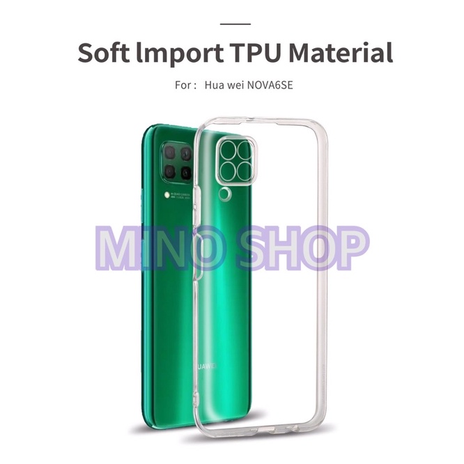 SOFTCASE TRANSPARAN HUAWEI NOVA 6 SE - PREMIUM CLEAR SOFT CASE