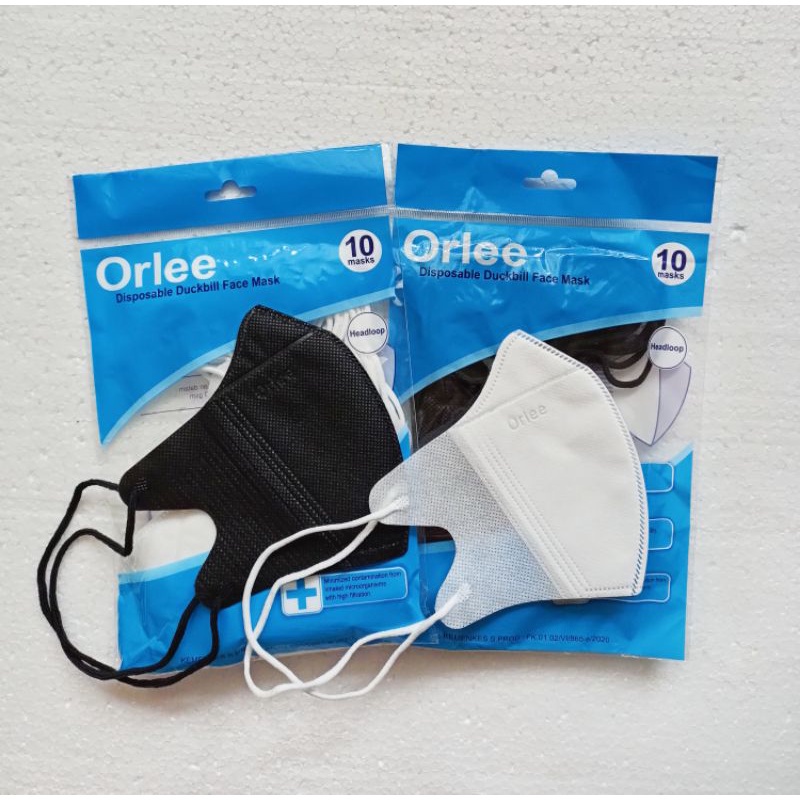 Masker Duckbill Orlee Hijab Headloop Ada Garis Hidung