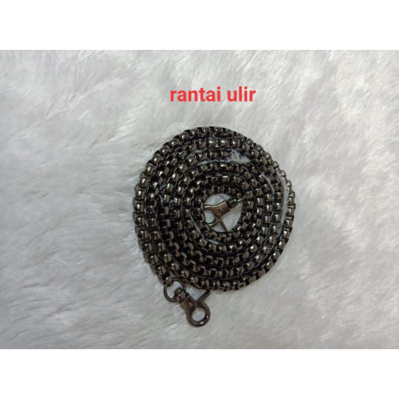 READYVARIASI RANTAI DIJUAL SATUAN/RANTAI ULIR/RANTAI KECIL/RANTAI GEPENG BESAR/AKSESORIS TAS