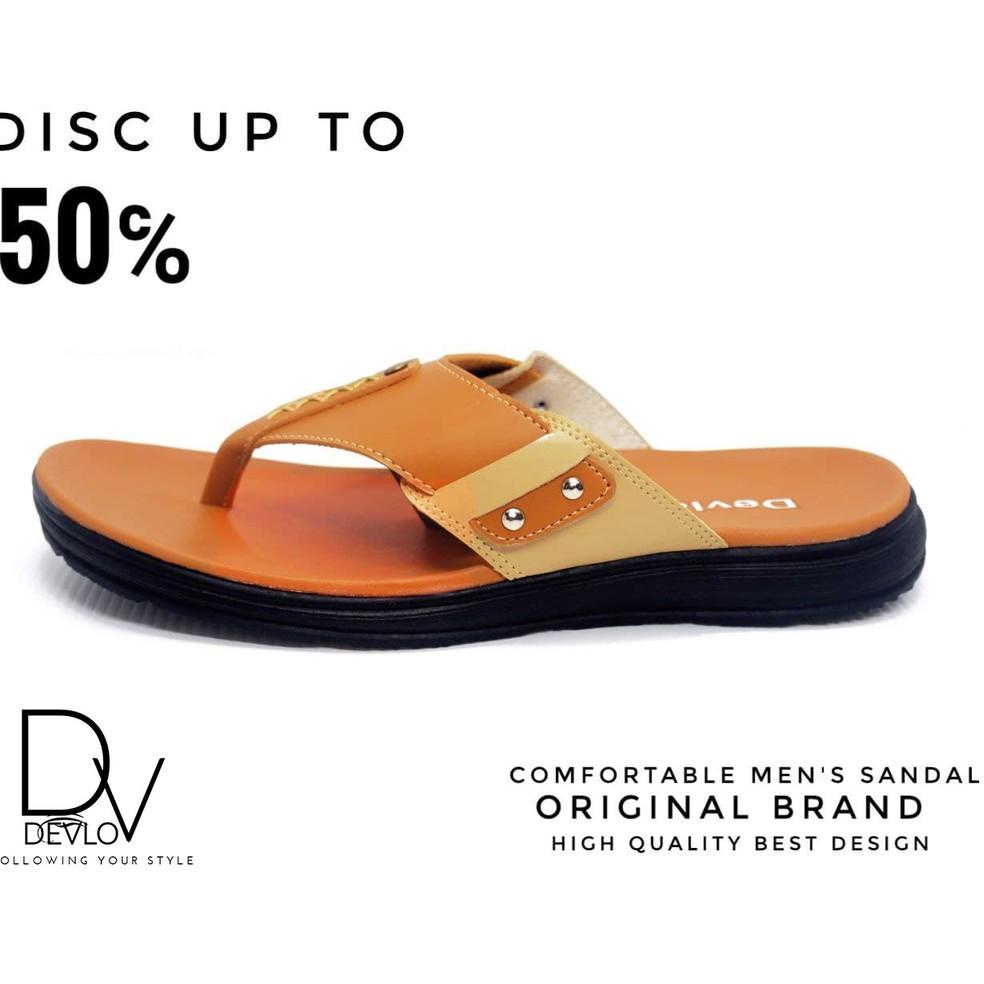 JMD.14Ap22ᵀ– Sandal Kulit / Sandal Pria / Sandal Jepit / Sandal Casual Pria (JEPIT DEVLO)