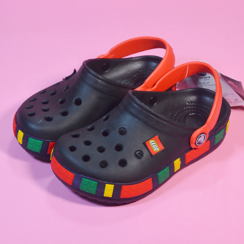 Crocs Sendal Anak Lego Kids Dan Junior /Crocs Sendal Karet Empuk Anti Air