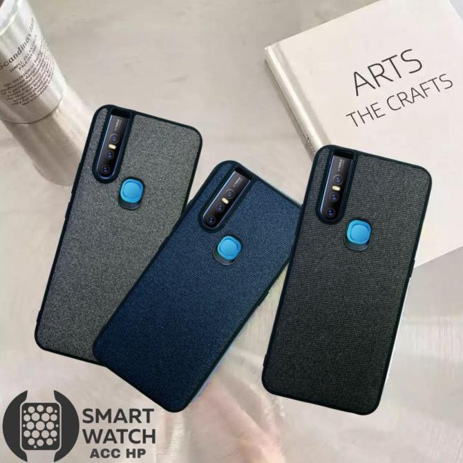 

Vivo V15 V 15 Denim Fabric Jeans Hard Case Slim Bumper Soft