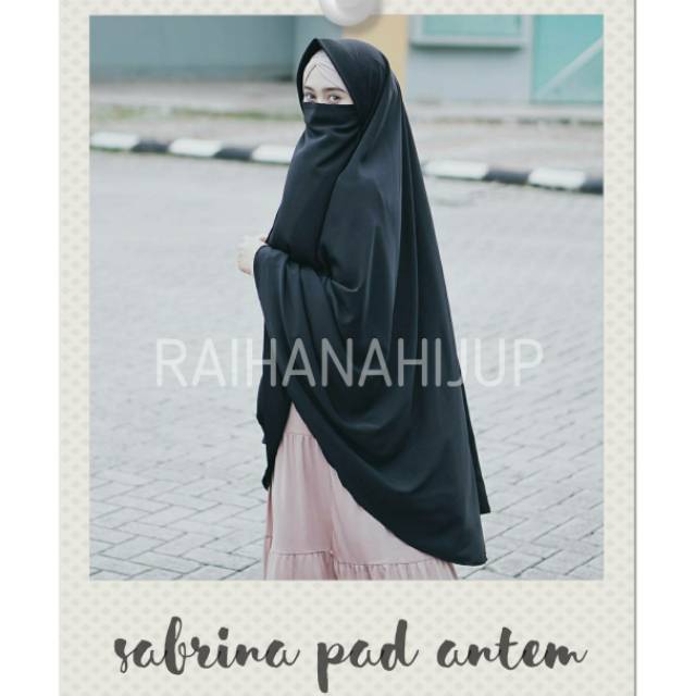 Sabrina khimar pet antem | Khimar wolfis set Cadar tali