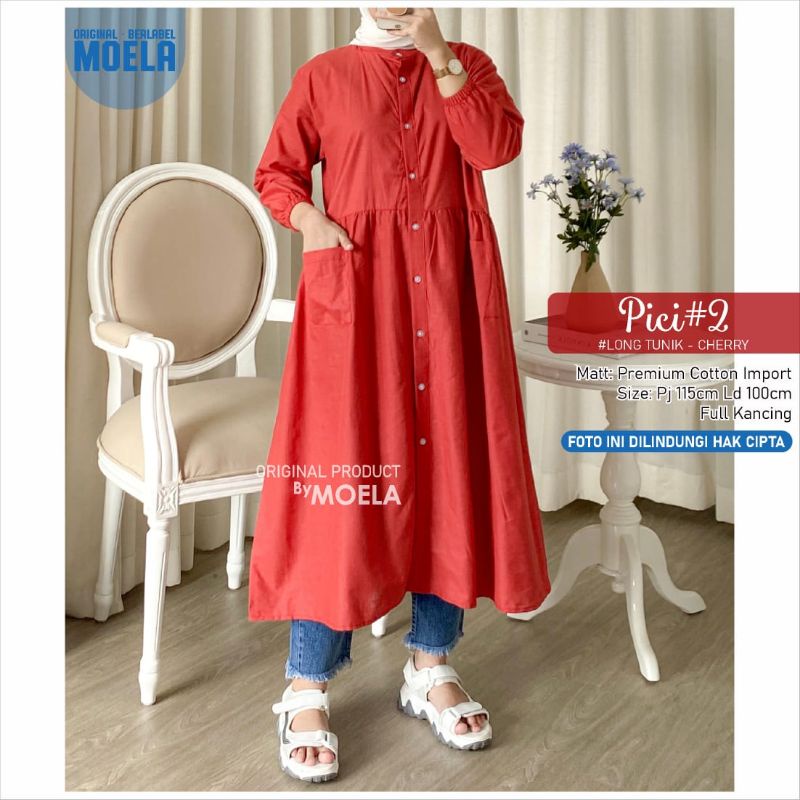 LONG TUNIK PICI #2 BY MOELA / BUSUI / KATUN DRESS