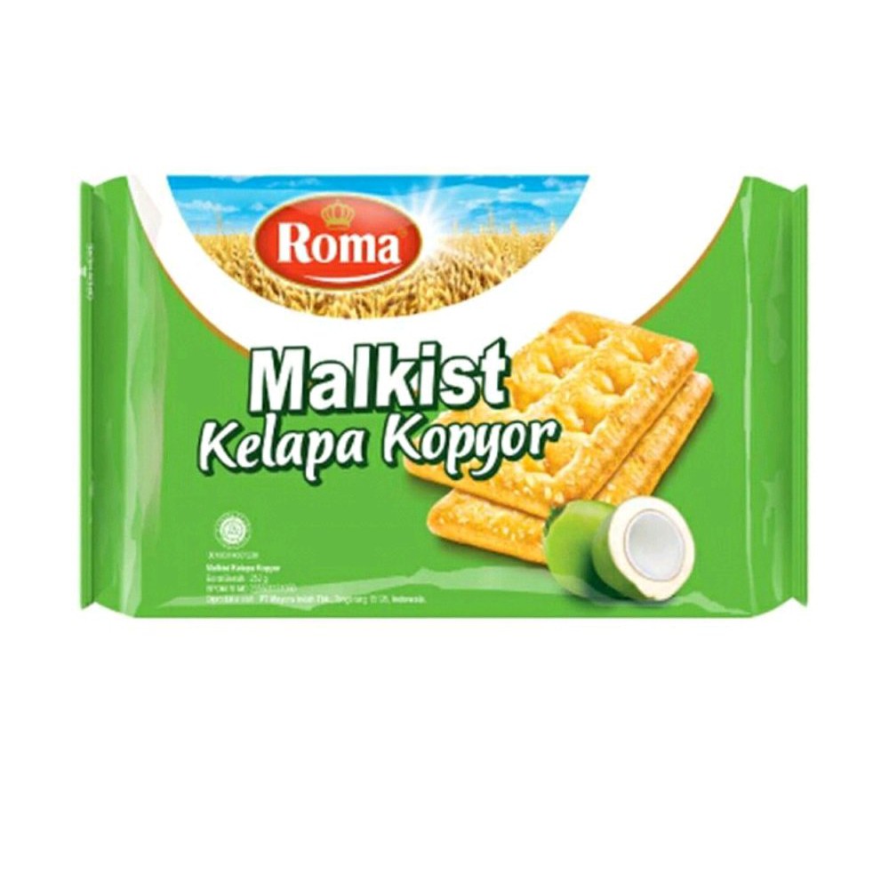 

Jual Roma Malkist Kelapa Kopyor 252 Gram terbatas