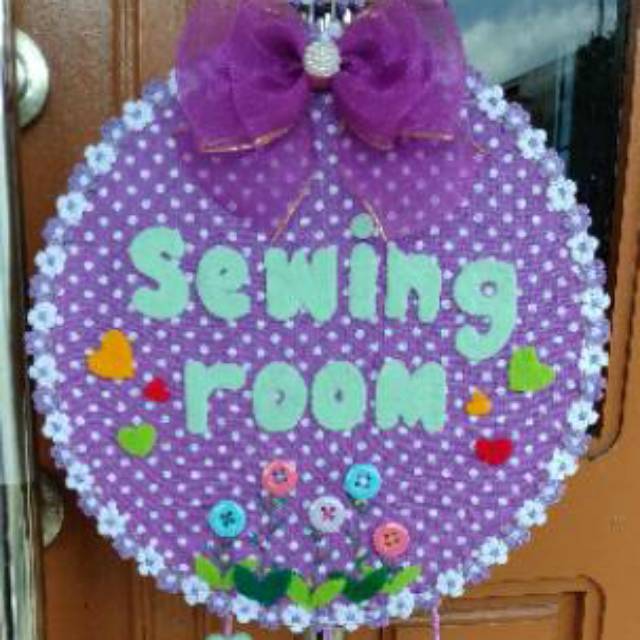 Hoop Art/Hanging door (Hiasan dinding)