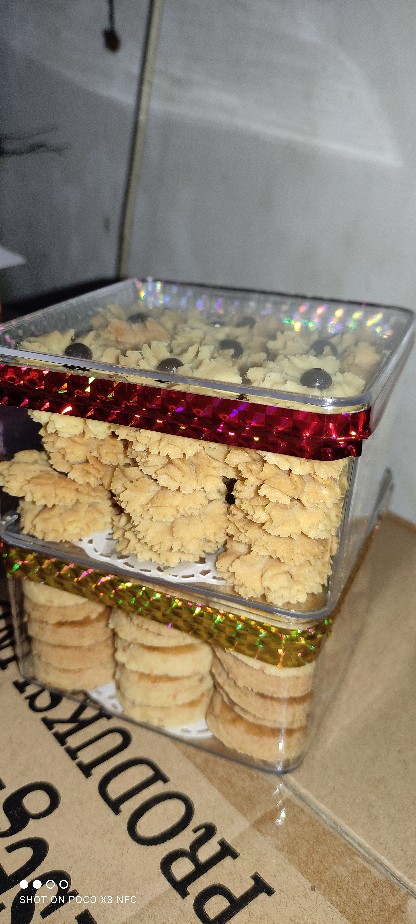 Toples Kotak Dan Persegi 300gr Minimal 4pc Persegi Bulat Mika Dessert Box Kue Kering Wadah Cemilan