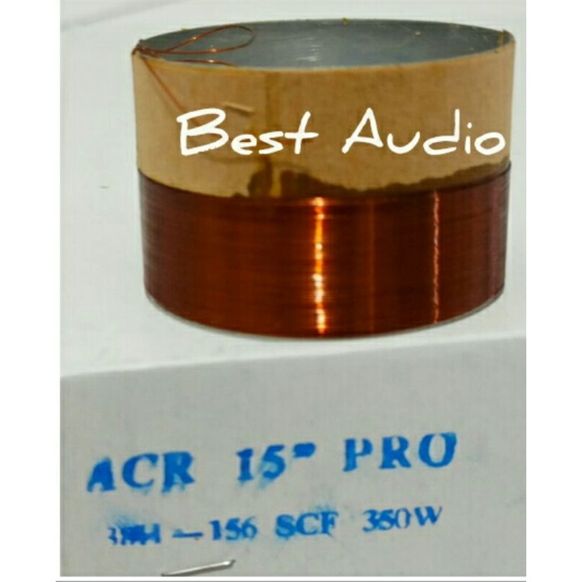 Spul spol spool speaker 15inch 15 inch  alumunium ACR 15 Pro 38H 156 SCF voice coil 49.5mm