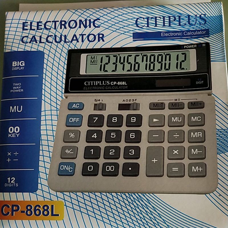 

Kalkulator Citizen - Citiplus 868L
