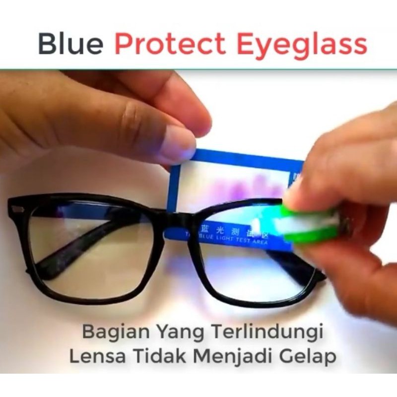 kacamata blue Ray, anti radiasi, blue protect eyeglass, frame kacamata normal