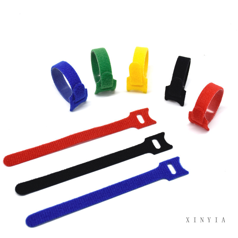Velcro Cable Strap Desk Organizer Reusable Velcro Ties Penyimpanan &amp; Organisasi yang Dapat Disesuaikan