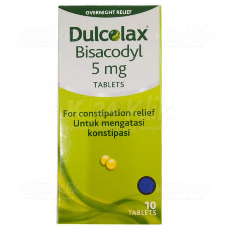 Dulcolax isi 10 tablet per strip untuk sembelit/tidak bisa BAB