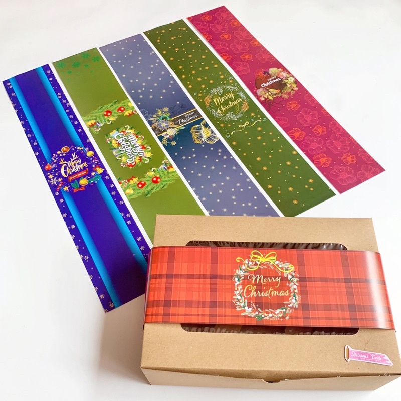 

Paper Belt Xmas2 dus kemasan kue kering cake packaging hiasan natal chrostmas bakinv tools