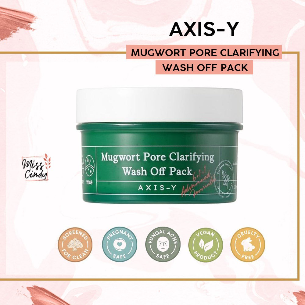 AXIS-Y Mugwort Pore Clarifying Wash Off Pack Original Clay Mask / Axis y mugwort / Axis-y Clay Mask