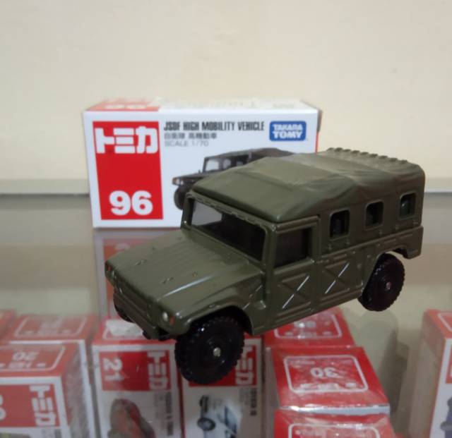 Tomica No 96 JSDF High mobility vehicle diecast mobil militer murah