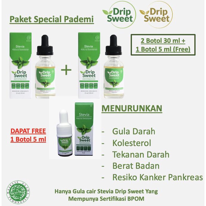 

[[BISA COD]] Gula Cair dari daun Stevia KOMPLIT Kode 1053
