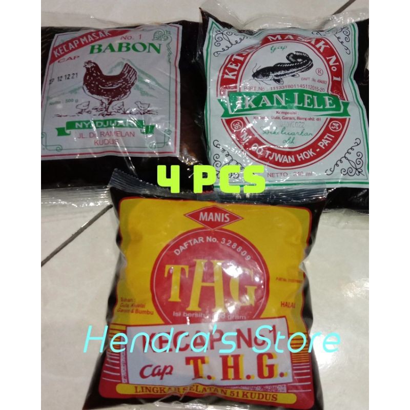 

PAKET BUNDLING 4 PCS KECAP THG/BABON/IKAN LELE 500gr