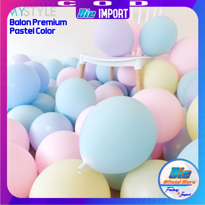 Balon Pastel Color Impor Best Seller