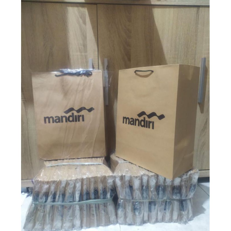 

Paperbag 26x12x33 sablon satu sisi / dua sisi custom godybag bag