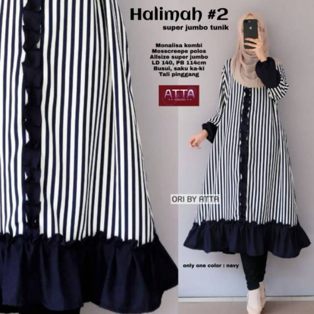 halimah tunik hijabers kekinian by atta