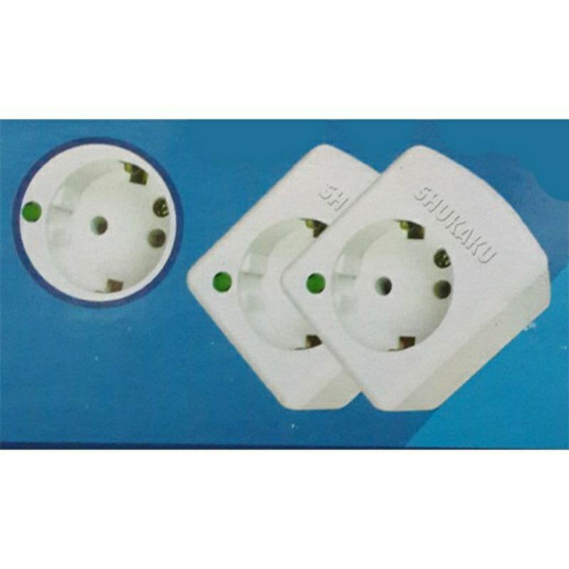 stop kontak shukaku 1 lubang / stop kontak arde 1 lobang shukaku