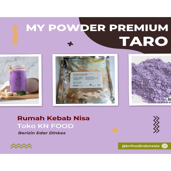 

Powder minuman Taro Premium