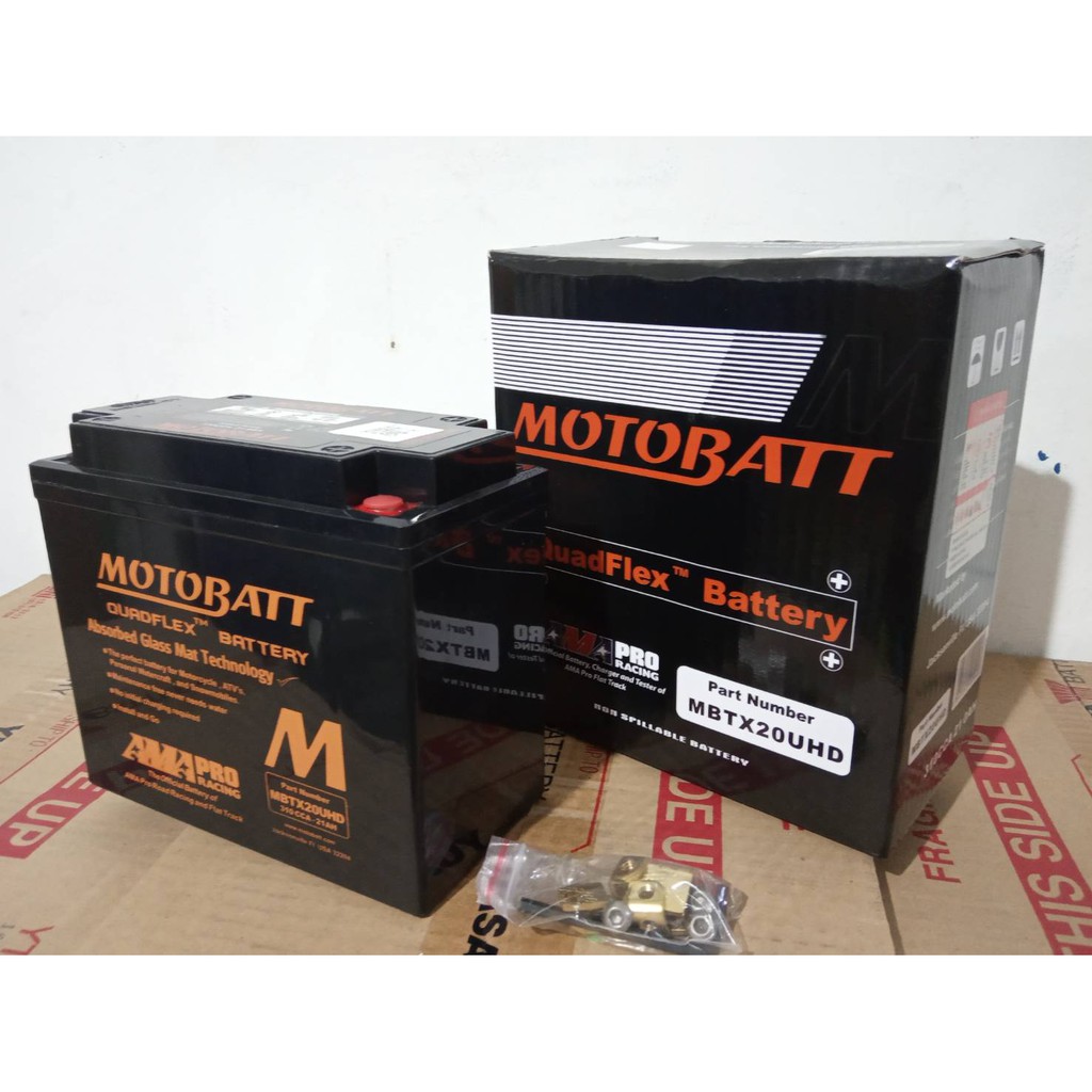 Aki Motor Honda Goldwing 1800 MBTX20UHD Motobatt Quadflex